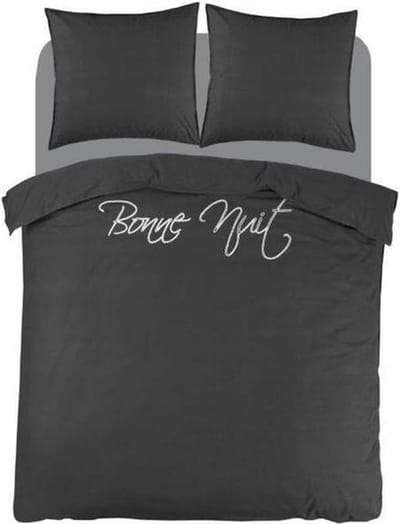 Papillon Napier - dekbedovertrek - tweepersoons - 200x200/220 - Grijs
