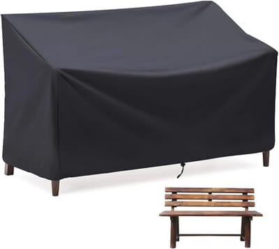 Waterdichte beschermhoes voor tuinbank met ventilatieopeningen - 134 x 66 x 89 cm