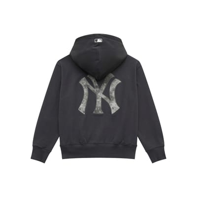 MLB Monogram Serie New York Yankees 25FW Modetrend Klassiek Casual Comfortabel Veelzijdig Hoodie Met Groot Logo En Trekkoord Zoom 3ATRM0254-50CGS XL black