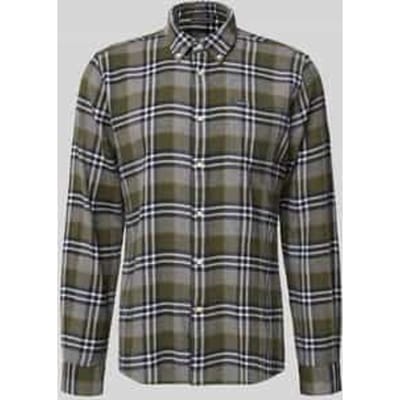 Slim fit vrijetijdsoverhemd van puur katoen