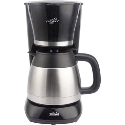 Silva Homeline KA-T 4505 sw Koffiezetapparaat Zwart, Inox Capaciteit koppen: 10 Met thermoskan