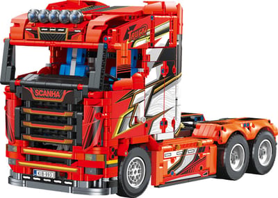 JIE STAR JJ9070 Scania Trekker Vrachtwagen Inclusief afstandsbediening en met app te besturen.
