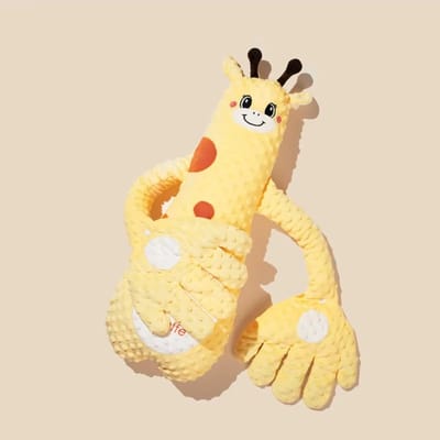 SUMOH® Baby Slaapknuffel Giraffe – Kalmerende Knuffel met Klopfunctie – Verzwaarde Handjes – Rustgevende Babyslaap Hulp