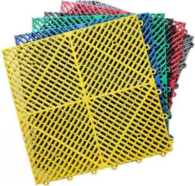 Garagevloertegels - Modulaire matten - Autowas droog houden - Snelle waterafvoer - 16 stuks - Meerdere kleuren