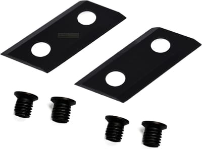 Keermessen Set - Vervangende Bladen - Hakselaar Onderhoud - Gecertificeerd Staal - 2 x 79 cm