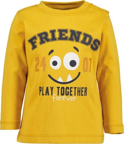Blue Seven - Jongens Shirt - Okergeel - Maat 74