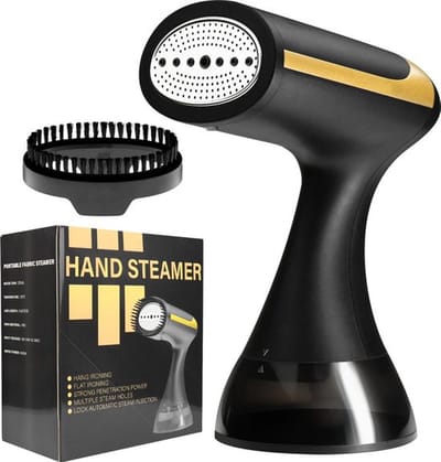 Kledingstomer - Stoomstrijkijzer Stomer - Kreukels Verwijderen - Continu Stoom Vermogen - 350 ml - Zwart Bruin