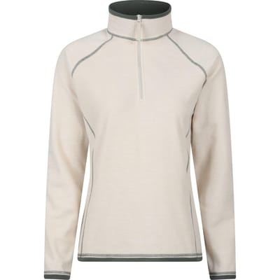 Mountain Warehouse Dames/Dames Montana Half Zip Fleece Top (Crème)
