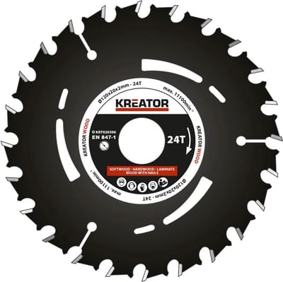 Kreator KRT020306 Invalzaagblad 120mm 24T