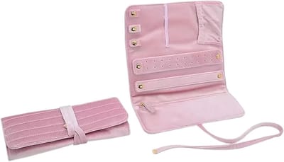 Sieraden Etui - Reis Opberger - Sieraden Opslag - Licht en Draagbaar - 25 x 20 cm - Meerdere Kleuren