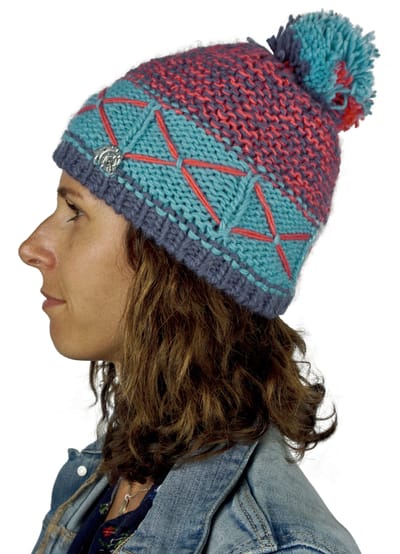 Unisex Wintermuts met Pompon en lichte Fleecevoering