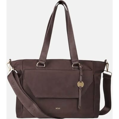 MŌSZ Laptoptas shopper dames 15.6 inch - donkerbruin : Werktas / aktetas