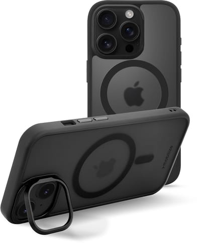 Mobilize Hoesje geschikt voor Apple iPhone 16 Pro MagSafe Telefoonhoesje Hardcase | Mobilize Hybrid Pro Backcover Shockproof | Geschikt voor MagSafe | Geschikt voor Draadloos Opladen met Magnetische Ring | Geschikt voor MagSafe Case - Zwart