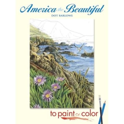 America The Beautiful To Paint Or Color - Barlowe, Dot