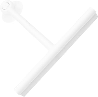 Glaswisser - Spiegelreiniger - Huishoudelijk Gebruik - Comfortabel Handvat - 22.5 cm Lengte - Wit