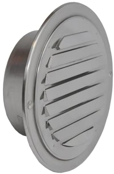 Roestvrij Stalen Lamellengrooster - Weerbestendig Ventilatierooster (100mm)