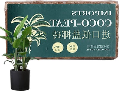 Coco Coconut Stone | Organic Coconut Coconut For Horticulture,Coconut To Promote Healthy Root Growth, Coconut Fiber Coconut Peel For Gardening, Potting Soil Substrate, Herbs Fukamou