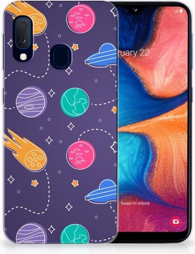 Samsung Galaxy A20e Silicone Back Cover Space
