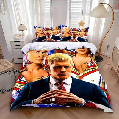 Nieuwe Cody Rhodes American Nightmare Beddengoed Set Eenpersoons Twin Volledig Queen King Maat Bed Set Volwassene Kind Slaapkamer Dekbedovertrek Sets Anime 150X200cm 3pcs
