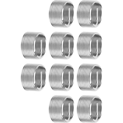 10 stuks Draadschroefinzet Schroefbus Spiraalvormige Draad Expansie Conversie Gereedschap M18x1.5x1D