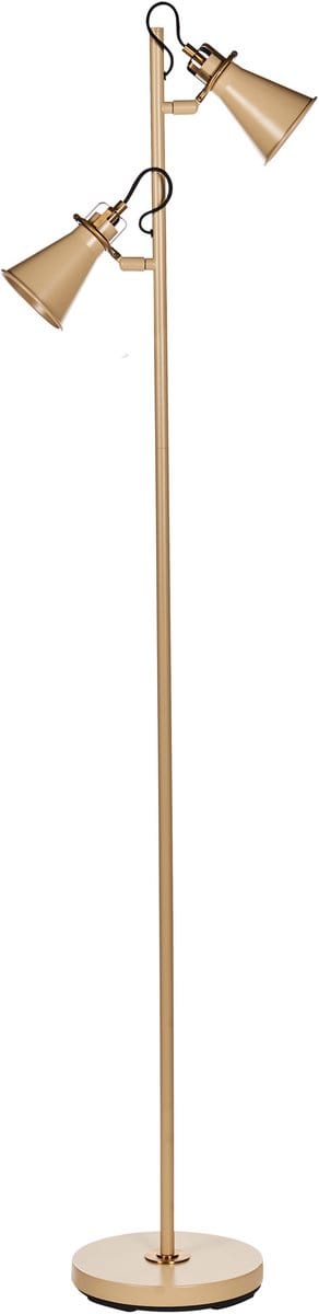 MOYOLA - Staande lamp - Beige - Metaal