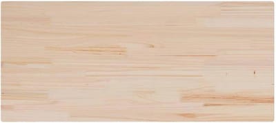 Houten Tafelblad - Tafelblad Vervanging - Tafel Opknappen - Massief Vurenhout - 90x40 cm - Houtkleur