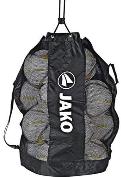 JAKO - Ball Bag For 20 Balls, Unisex-Adult, Black