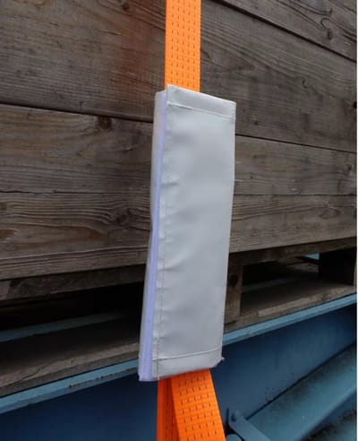 Beschermhoes voor Spanband Ratel 50mm – Met Velcro Sluiting – Wit