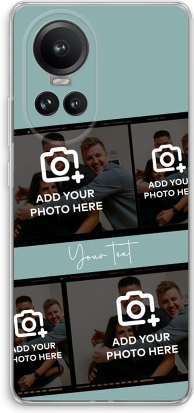 Gepersonaliseerd - Case Company® - Hoesje geschikt voor Oppo Reno 10 Pro hoesje - Filmrol N°2 - Soft Cover Telefoonhoesje - Bescherming aan alle Kanten en Schermrand