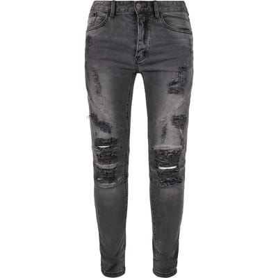 Cayler & Sons - Paneled Denim Skinny jeans - 28/30 inch - Zwart