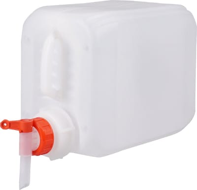 Jerrycan met kraan 5L - voor water en gevaarlijke vloeistoffen - naturel
