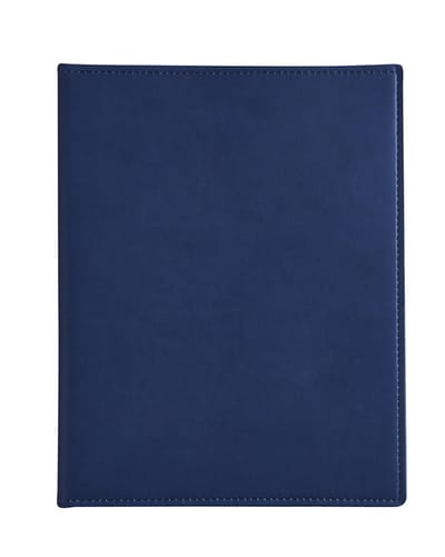 Brepols bureau agenda 2027 - OPTIVISION LARGE [0.117] - TRENTO - Bureau agenda - 1 week op 2 pagina's - Weekoverzicht - Gespiraleerd - Blauw - 17.1 x 22 cm