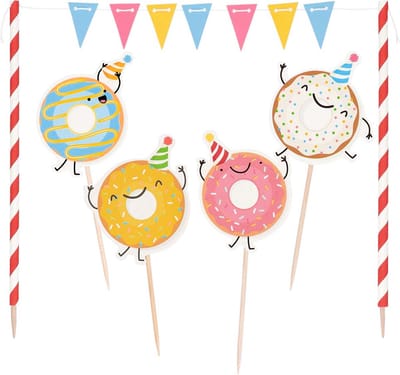 Taartdecoratie kit Donut.
