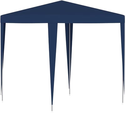 Feesttent Tuin - Partytent Vouwbaar - Buitenfeesten Organiseren - Waterdicht Uv-bestendig - 2x2 Meter - Blauw
