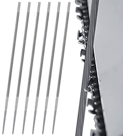 Solidchoice - Ronde Vijlen voor Kettingzagen 4,8 mm - Set van 6