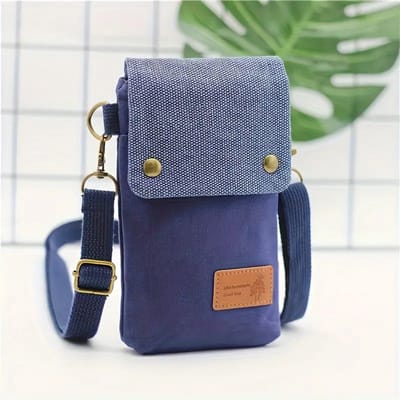 Livano Schoudertas - Dames - Heren - Crossbodytassen - Slingbag - Bag - Nektas - Nektasje - Messenger - Crossbody - Blauw