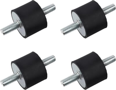 Trillingsdempers Rubber M10 40x30 - Schokdemper Trillingsisolator voor Compressoren en Pompen