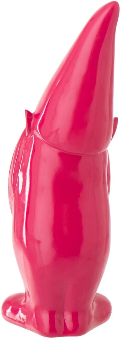 J-Line decoratie Kabouter - polyresin - fuchsia - small