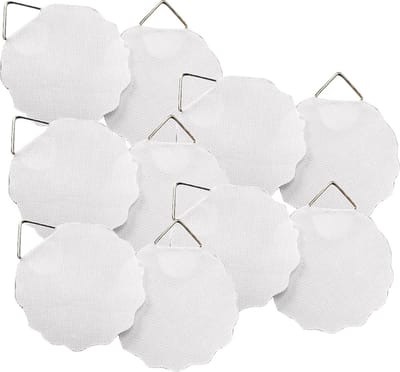 Rayher Ophanghaakjes - 15x stuks - zelfklevend - voor schildersdoek - 3 cm - plakhaakjes