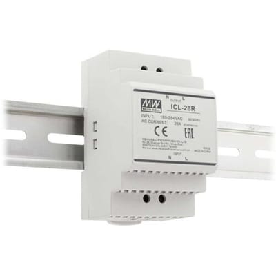 MW Mean Well MEAN WELL ICL-28R Inschakelstroombegrenzer serie: ICL-28R/L voor inductieve en capacitieve belastingen Grijs, Groen