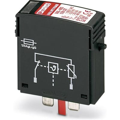 Phoenix Contact 2807586 VAL-MS 120 ST Insteekbare overspanningsafleider Set van 10 stuks Overspanningsbeveiliging voor: Verdeelkast 20 kA 10 stuk(s)