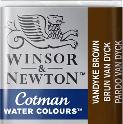 Winsor & Newton 0301676 watergedragen verf Bruin Stokjes 1 stuk(s)