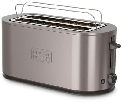 Black & Decker Broodrooster Toaster 2 Long Slot Stainless Steel