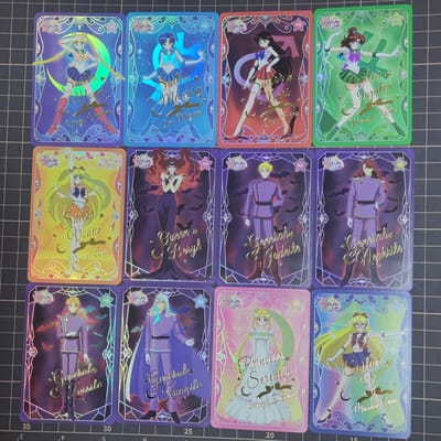 Sailor Moon Tsukino Usagi Kino Makoto ACG Doe-het-zelf Zelfbeheersing Verzamelen Handtekening Ruil Flash Card Anime Cartoon Origineel Hoge Kwaliteit Cadeau