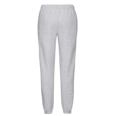Fruit of the Loom Heren klassieke joggingbroek met elastiek (Heide Grijs)
