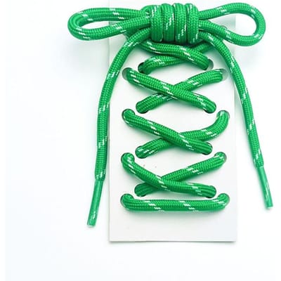 Dopamine 5MM Verdikte Ronde Schoenveters Schuine Stip Schoenveters DIY Decoratie Sneakers Canvas Casual Leer DE Train Schoenen 160cm green