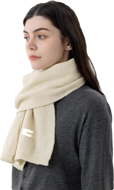 Dames sjaal van premium polyester, zachte en warme winter sjaal, modieuze en onderhoudsvriendelijke sjaal, ideaal voor elke gelegenheid
