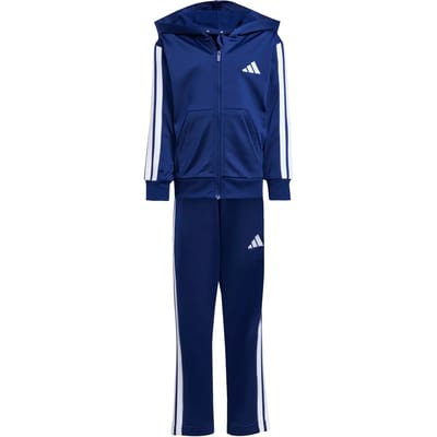 Adidas Essentials Tracksuit Trainingspakken Peuter - Blauw - Maat 111 - 116 CM - Poly Mesh