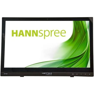 Hannspree HT161HNB Touchscreen monitor Energielabel: B (A - G) 39.6 cm (15.6 inch) 1366 x 768 Pixel 16:9 12 ms HDMI, VGA, USB, Hoofdtelefoon (3.5 mm