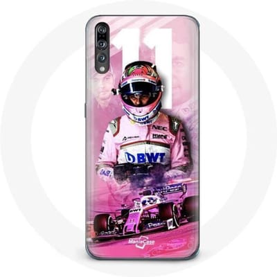 Coque - Huawei - P20 - Formule 1 - Sergio Pérez - Rose - Souple rose